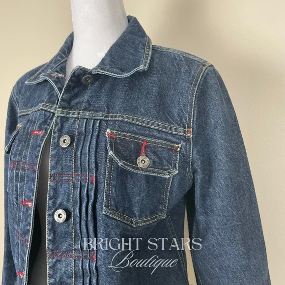 Rare Denim Jacket ALT Wash ASO Buffy Summers Buffy the Vampire Slayer Y2K Blue - Picture 8 of 11
